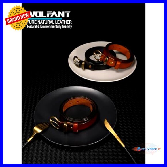 Full Grain Leather Belt Women 1.1\